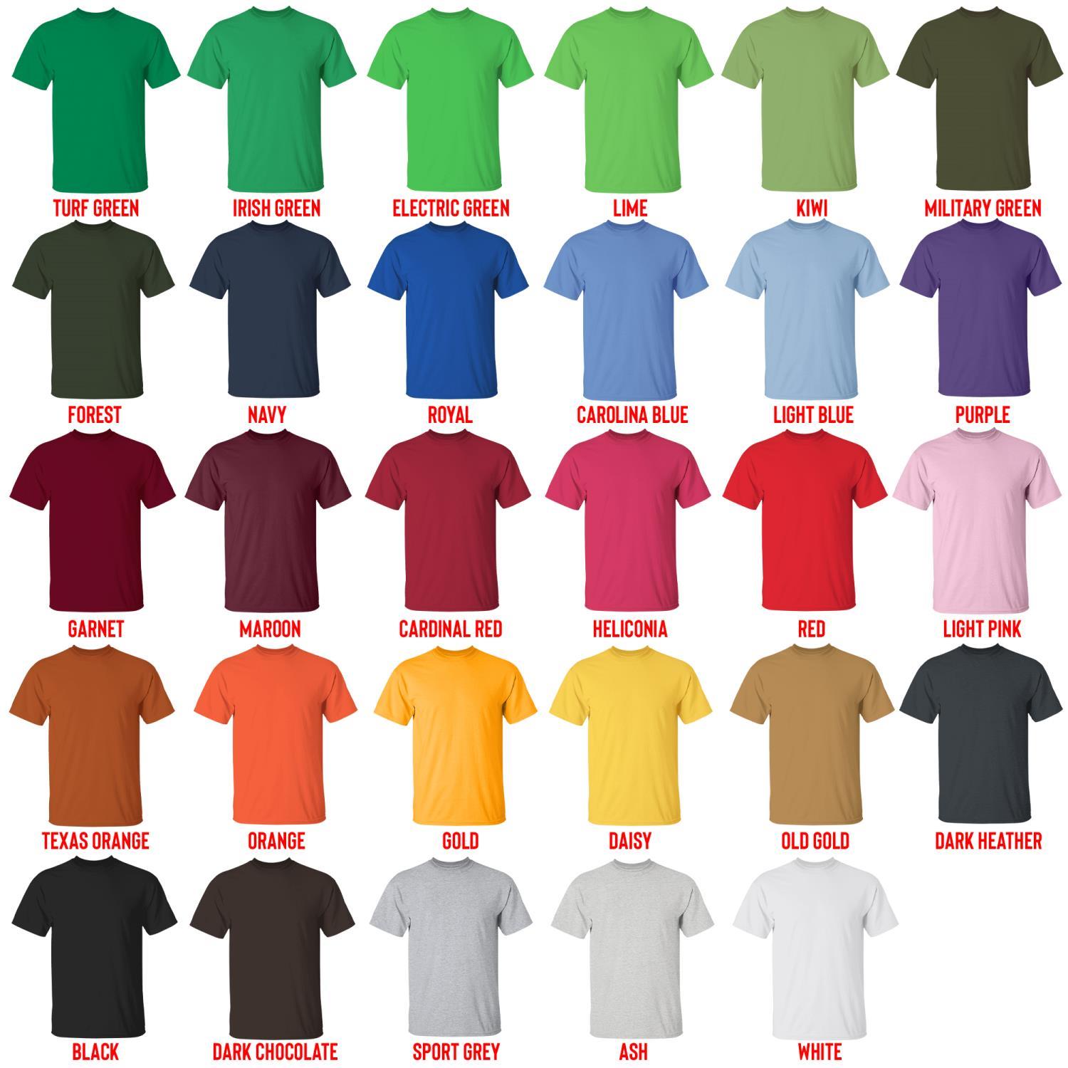 t shirt color chart - Hollow Knight Merch