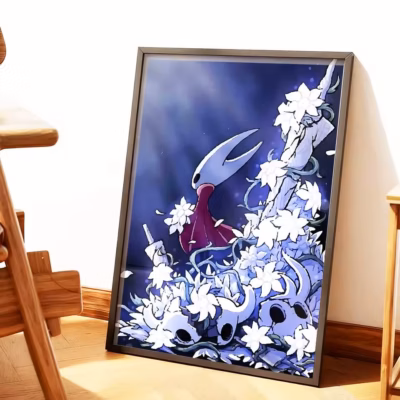 Hollow Knight Hand-Drawn Wall Art