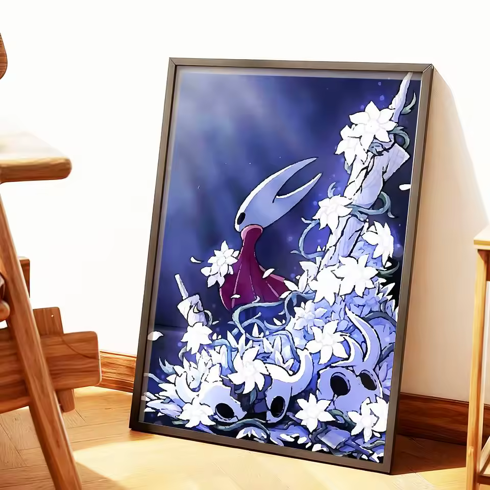 Hollow Knight Hand-Drawn Wall Art