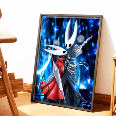 Hollow Knight Dark Fantasy Wall Art