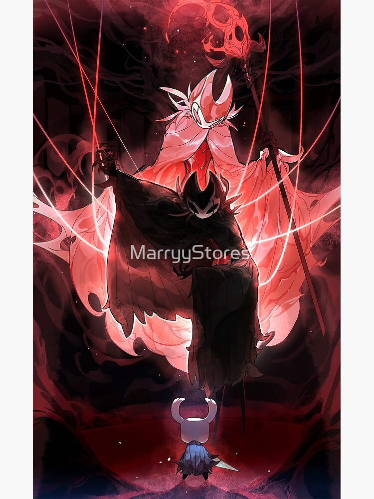Hollow Knight And Grimm Facing Shower Curtain - Image 2