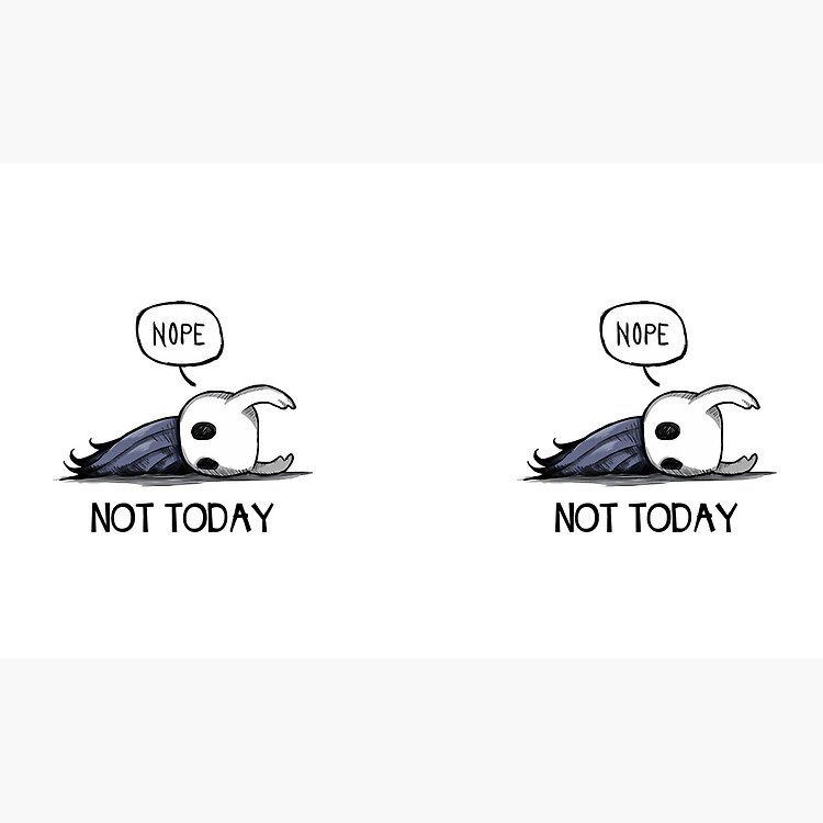 Hollow Knight Nope Not Today Mug - Image 3