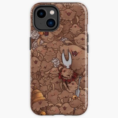 Hornet Hollow Knight Fleas Seamless Pattern Iphone Case