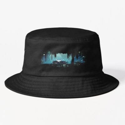 Hollow Green Bucket Hat