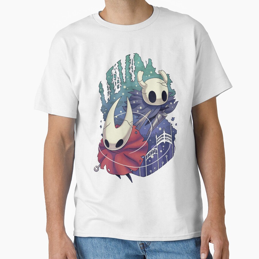 Protector And Knight Silksong Hollow Knight T-shirt - Image 2