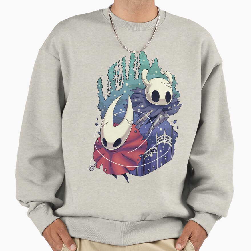 Protector And Knight Silksong Hollow Knight Sweatshirt - Image 3