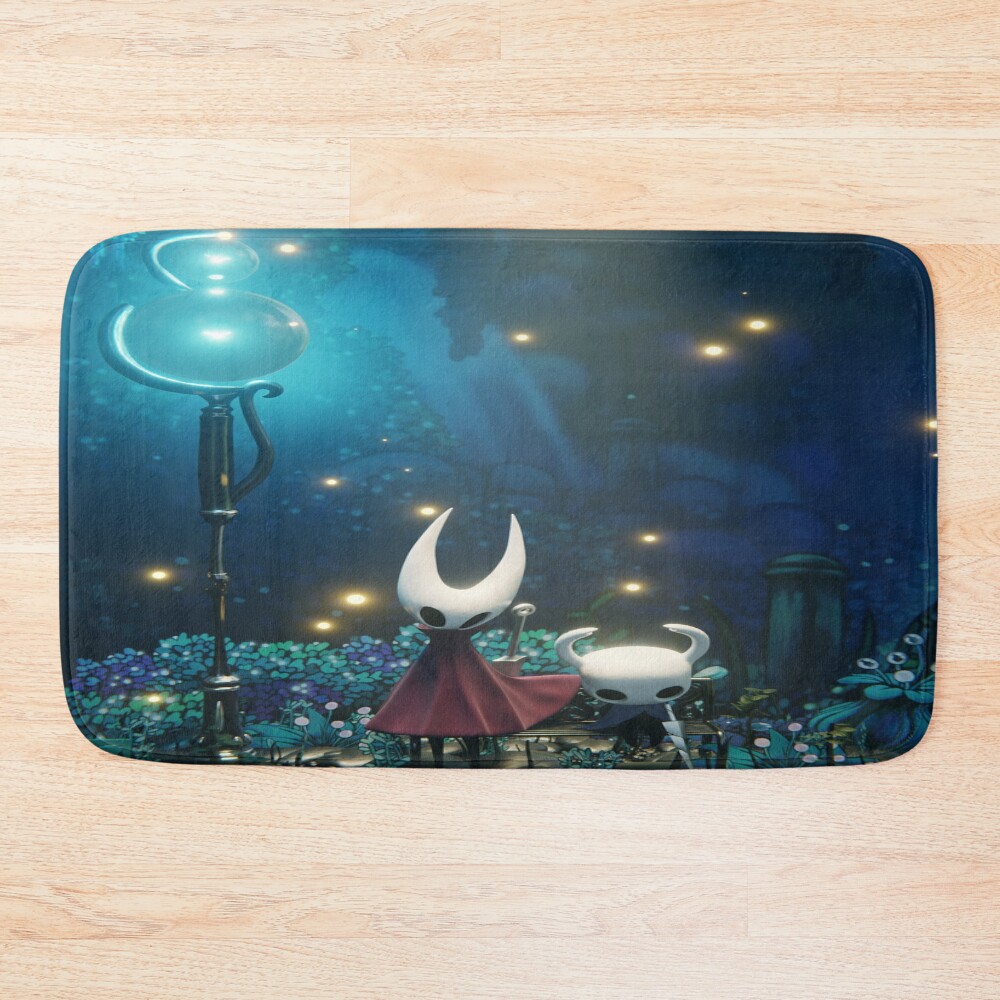 Knight And Hornet On A Restful Stop Bath Mat