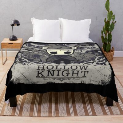 Hollow Knight Ghost Nail Throw Blanket