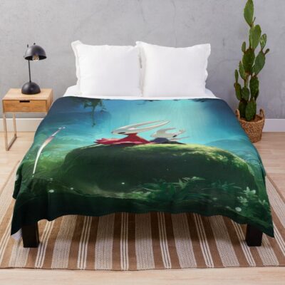 Hollow Knight And Silksong Throw Blanket