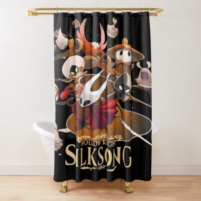 Cartoon Cute Game Character Gaming Retro Shower Curtain