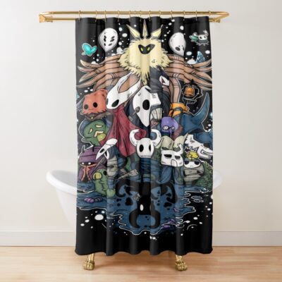 Hollow Knight Crew Graphic Shower Curtain