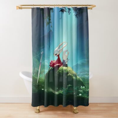 Hollow Knight And Silksong Shower Curtain