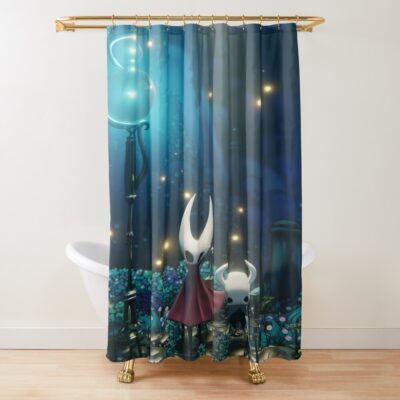 Knight And Hornet On A Restful Stop Shower Curtain