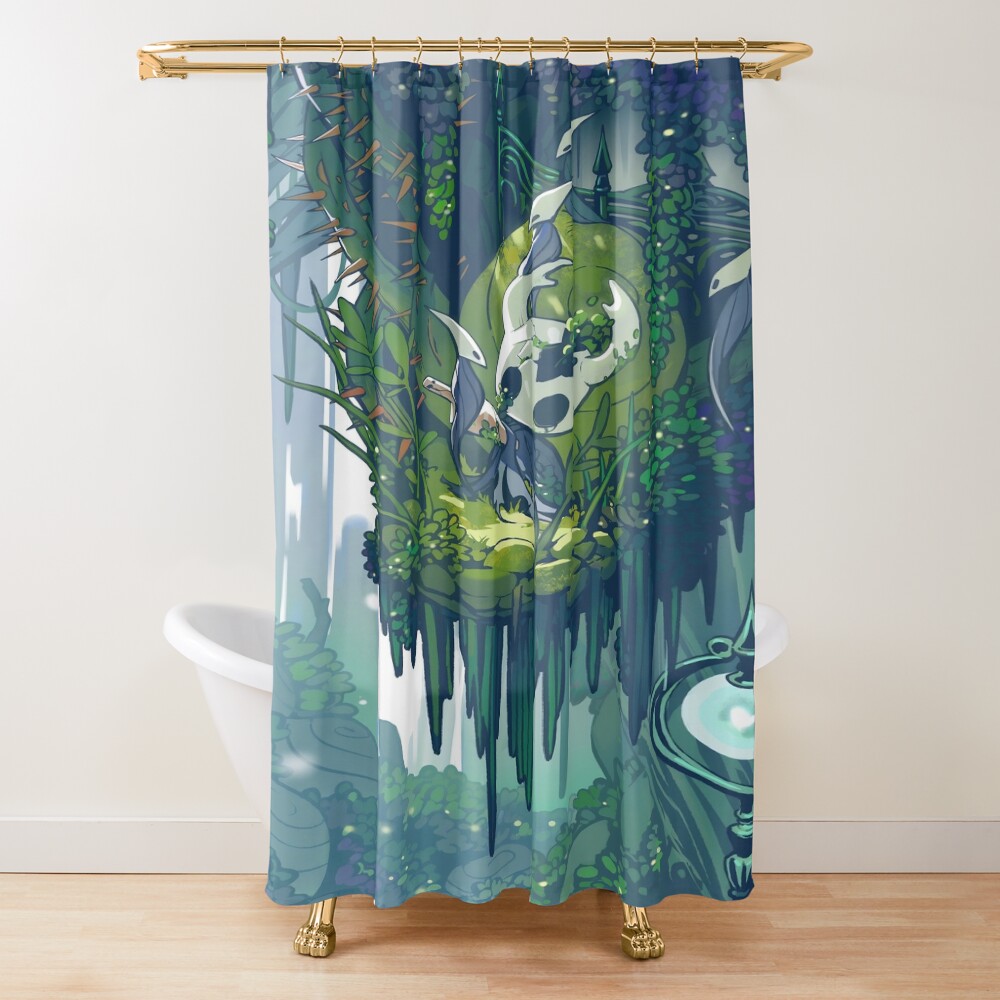 The Knight Ink Art Shower Curtain
