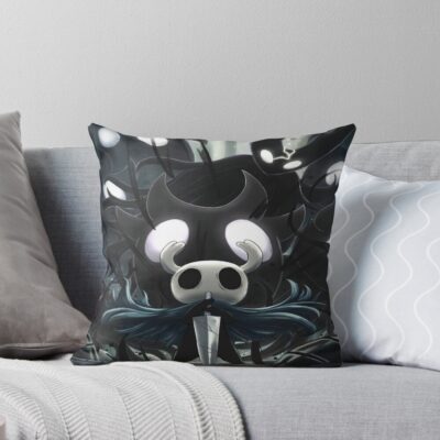 Hollow Knight The Knight Art Throw Pillow