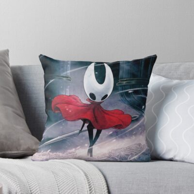 Hornet Silksong Graphic Throw Pillow