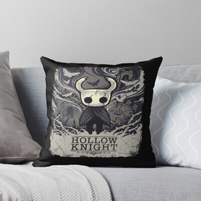 Hollow Knight Ghost Nail Throw Pillow