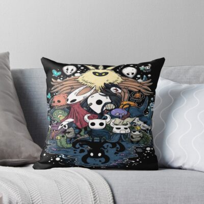 Hollow Knight Crew Graphic Throw Pillow
